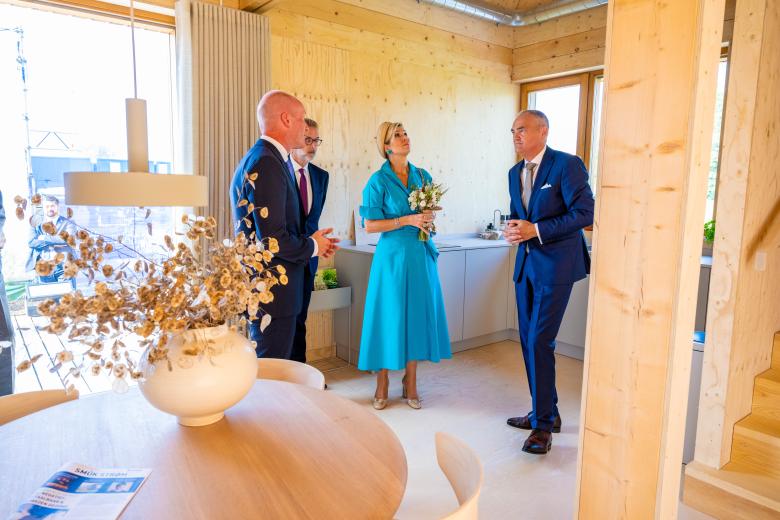 Queen Maxima during a seminar on sustainable building, Dokkum, The Netherlands - 19 Sep 2024