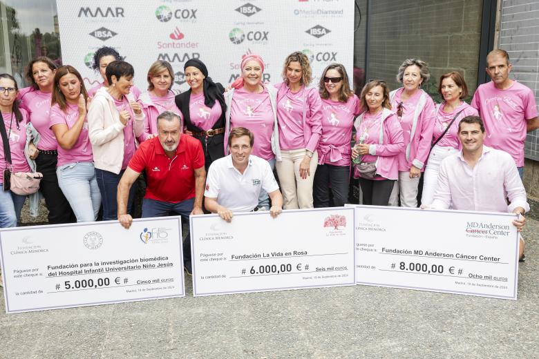 at the photocall of the XXIII Charity Golf Tournament Clínica Menorca Foundation in Madrid. September 19 2024