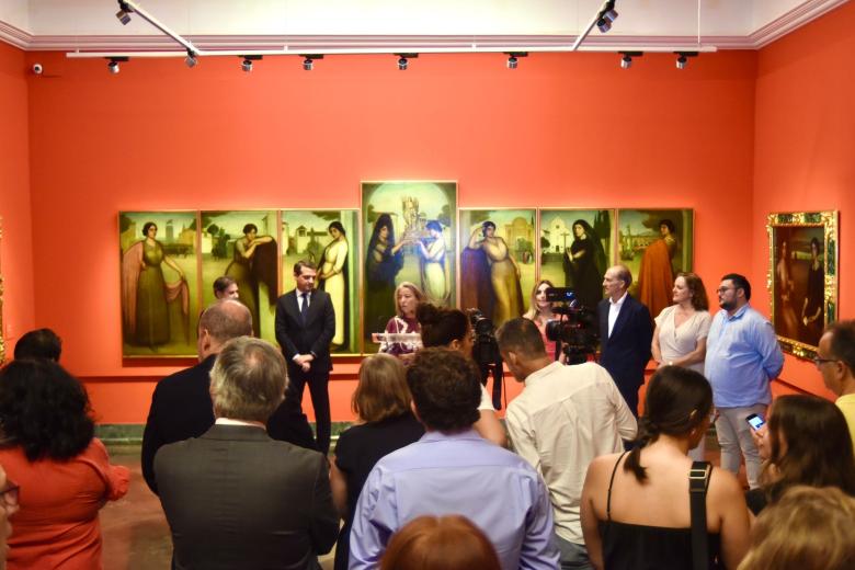 Inauguración de la muestra ‘Romero de Torres, pintor de la Modernidad. Diálogo con la Colección Telefónica’