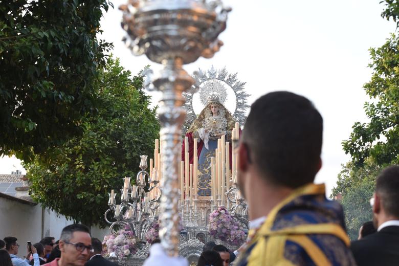 La procesión de la Virgen del Rayo, en imágenes