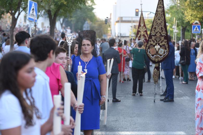 La procesión de la Virgen del Rayo, en imágenes