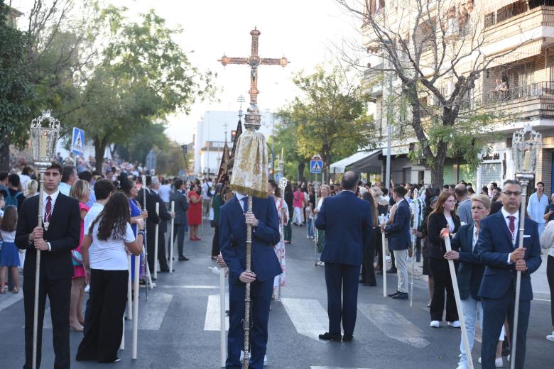 La procesión de la Virgen del Rayo, en imágenes