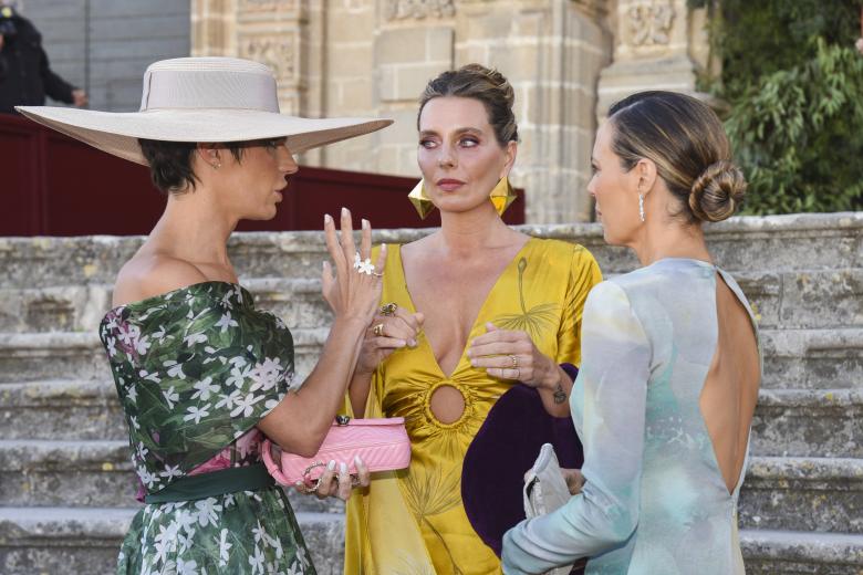 Santiago Camacho at the wedding of Ana Cristina Portillo and Santiago Camacho in the Cathedral of Jerez in Jerez de la Frontera. September 28 2024