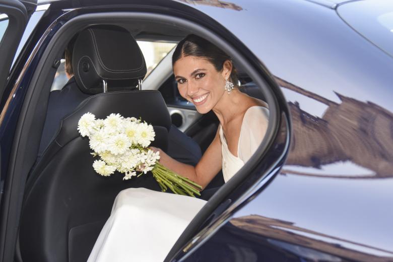 Ana Cristina Portillo at her wedding with Santiago Camacho at the Cathedral of Jerez in Jerez de la Frontera. September 28 2024