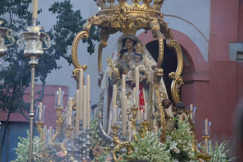 La procesión de la Virgen del Socorro, en imágenes