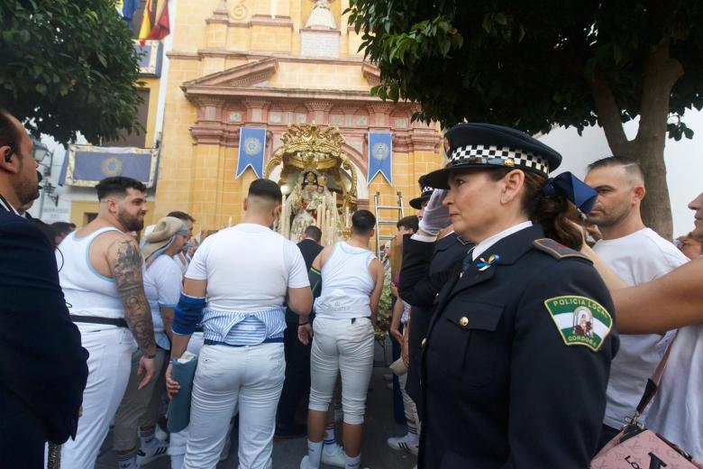 La procesión de la Virgen del Socorro, en imágenes