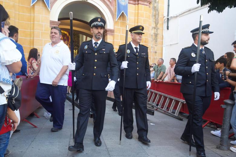 La procesión de la Virgen del Socorro, en imágenes