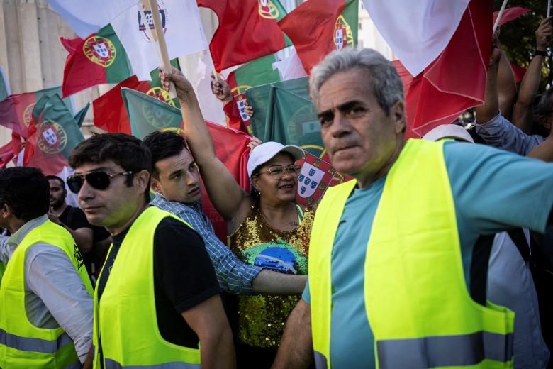 Multitudinaria marcha en Lisboa ante "inmigración descontrolada"