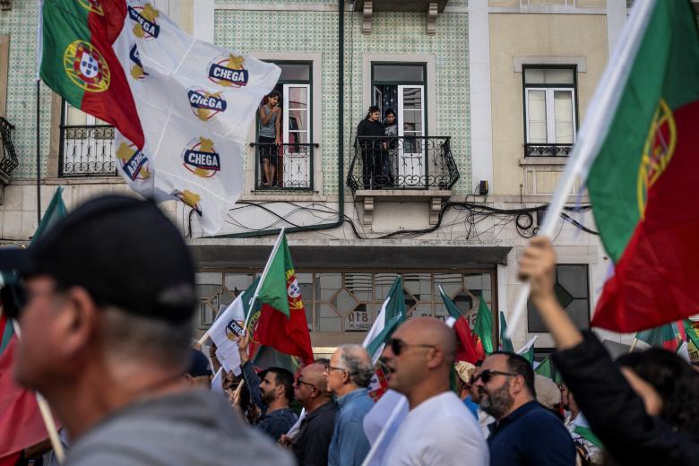 Multitudinaria marcha en Lisboa ante "inmigración descontrolada"