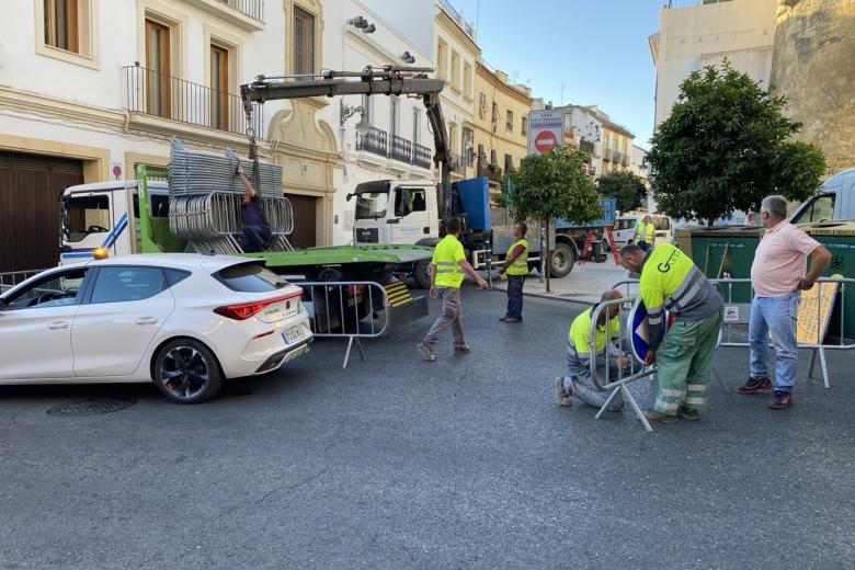 Inicio de las obras de reforma de las calles Puerta del Rincón y Alfaros