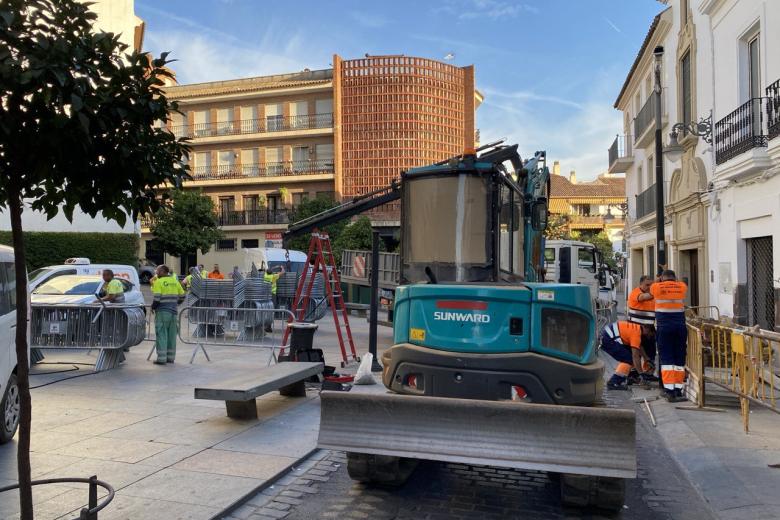 Inicio de las obras de reforma de las calles Puerta del Rincón y Alfaros