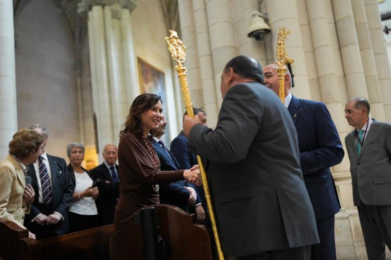 Ayuso en la eucaristía conmemorativa del 300 aniversario de la Fundación de la Real e Ilustre Congregación de Nª Sra. de la Soledad y el Desamparo