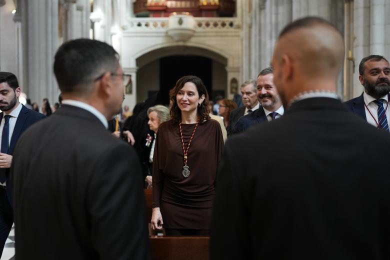 Ayuso en la eucaristía conmemorativa del 300 aniversario de la Fundación de la Real e Ilustre Congregación de Nª Sra. de la Soledad y el Desamparo