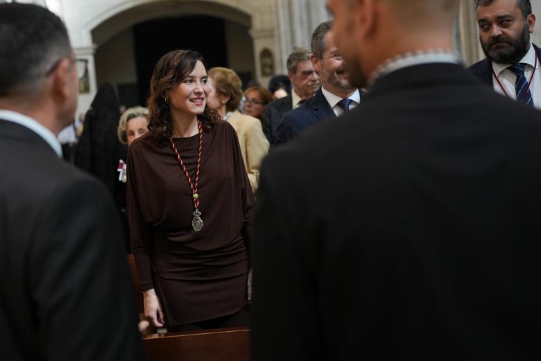 Ayuso en la eucaristía conmemorativa del 300 aniversario de la Fundación de la Real e Ilustre Congregación de Nª Sra. de la Soledad y el Desamparo