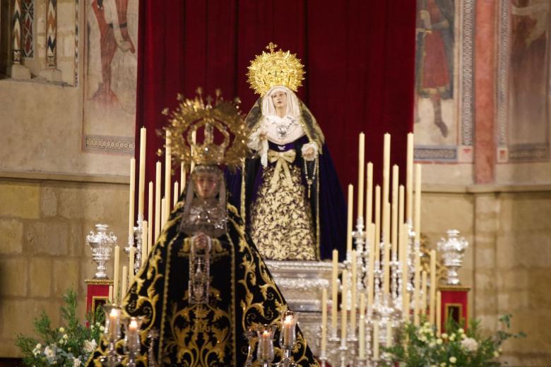 El Rosario Vespertino de la Hermandad de Ánimas, en imágenes