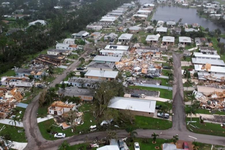 El paso del huracán Milton por Florida