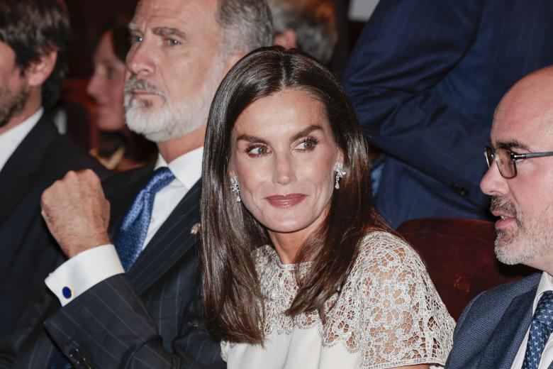 Spanish King Felipe VI and  Queen Letizia attending National Culture awards 2022/20023 in Madrid on Thursday, 10 October 2024.