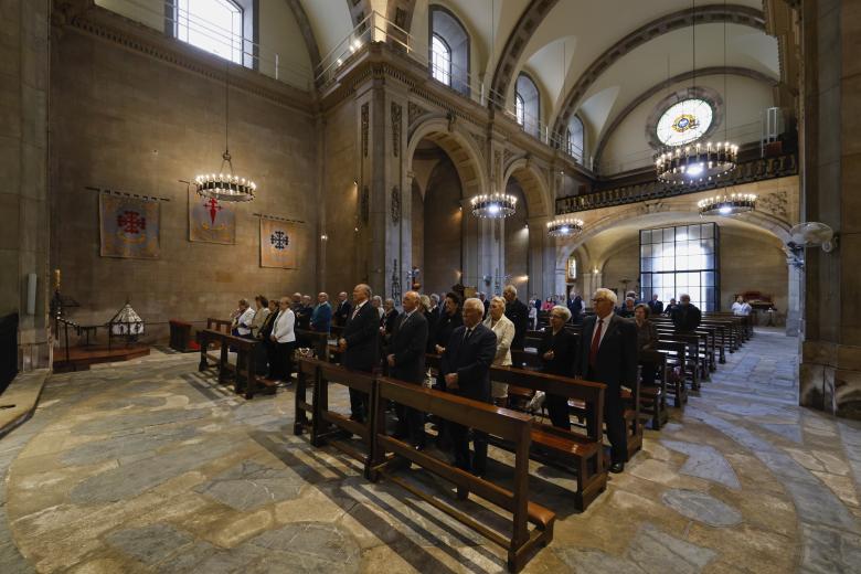 Misa del Pilar en la parroquia castrense de Barcelona