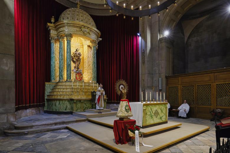 Misa del Pilar en la parroquia castrense de Barcelona