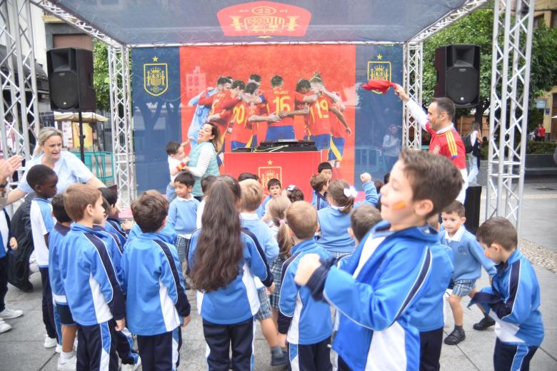 Fan Zone de la Selección Española en la Plaza de Las Tendillas