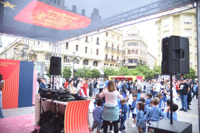 Fan Zone de la Selección Española en la Plaza de Las Tendillas