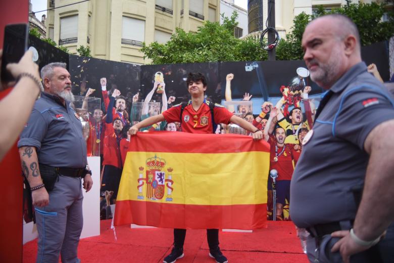 Fan Zone de la Selección Española en la Plaza de Las Tendillas