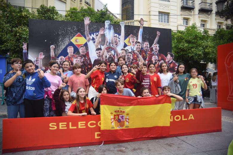 Fan Zone de la Selección Española en la Plaza de Las Tendillas