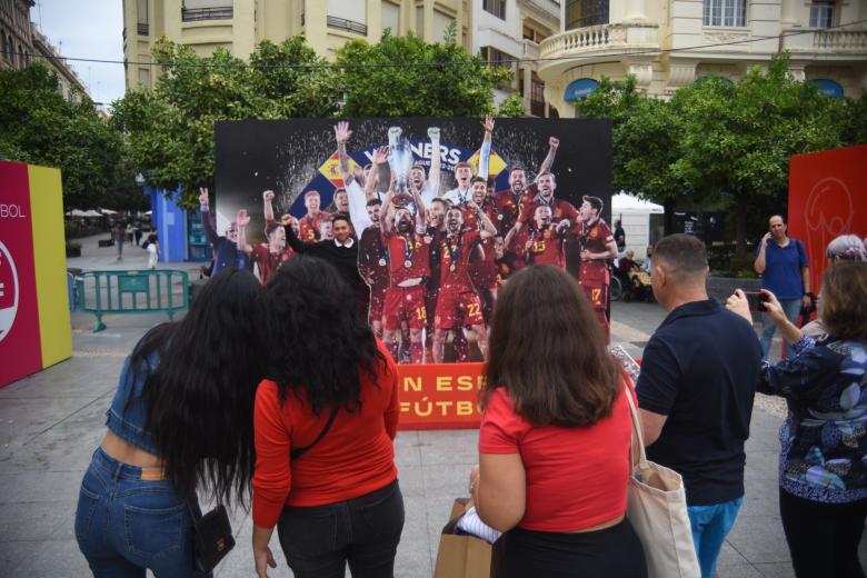 Fan Zone de la Selección Española en la Plaza de Las Tendillas