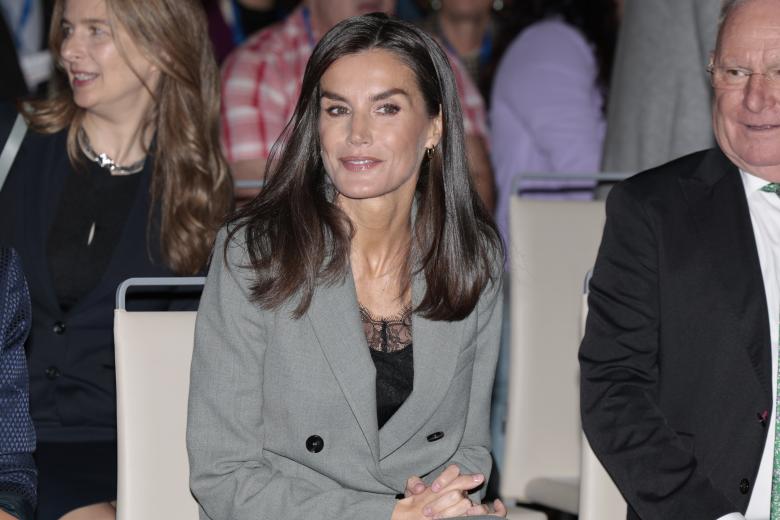 Spanish Queen Letizia during Mental Health World Day 2024 in Madrid on Thursday, 17 October 2024.