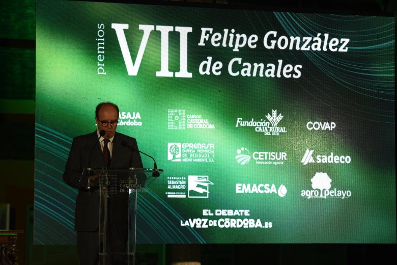 Entrega de los VII Premios Felipe González de Canales