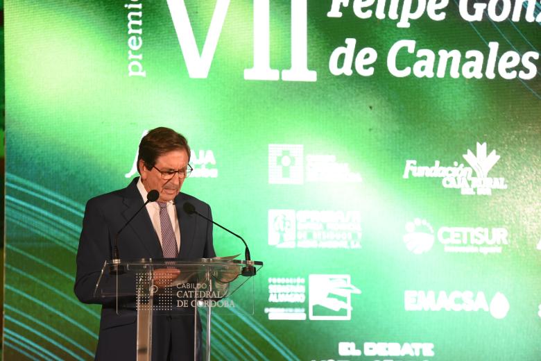 Entrega de los VII Premios Felipe González de Canales