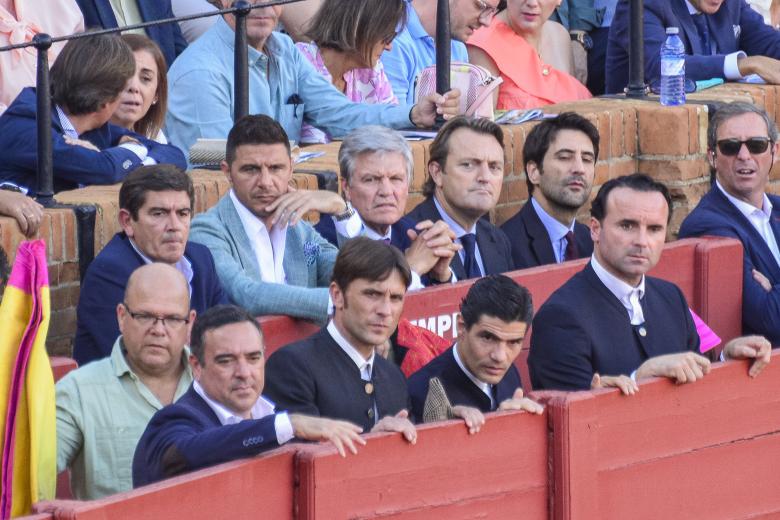 Curro Romero during the bullfighting festival in homage to Curro Romero at the Real Maestranza de Caballería de Sevilla in Seville. October 20 2024