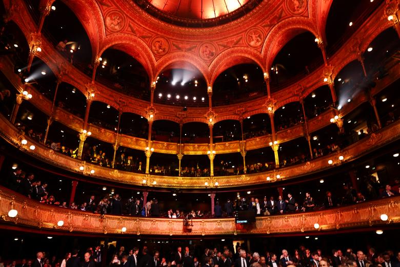 Así estaba el Teatro du Chatelet durante la gala del Balón de Oro