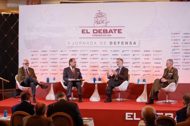 Florentino Portero, Ramón Pérez-Maura, Juan Rodríguez Garat y Coronel José Luis Calvo Albero