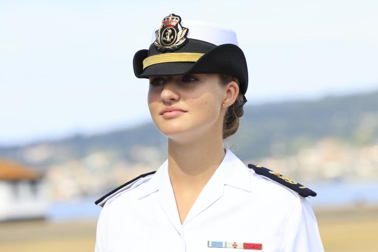 Princess Leonor de Borbon during a meeting with Patronato de la Fundacion Comité Español de los Colegios del Mundo Unido (UWC) in Madrid on Wednesday, 17 July 2024.