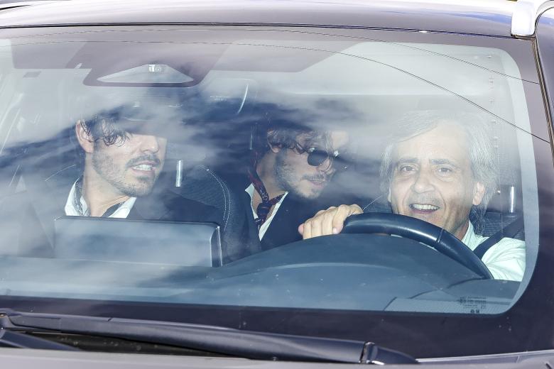 Singer Roi Méndez arriving to the wedding of musician Víctor Elías and singer Ana Guerra in Madrid. October 31 2024