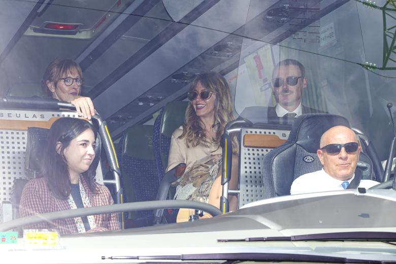 Henar Ortiz, arriba a la izquierda, tía de la Reina Letizia