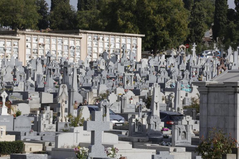 Vista del madrileño cementerio de La Almudena