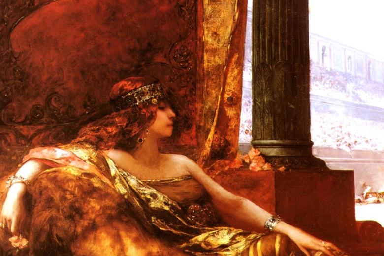 La Emperatriz Teodora en el Coliseo, pintura de Jean-Joseph Benjamin-Constant