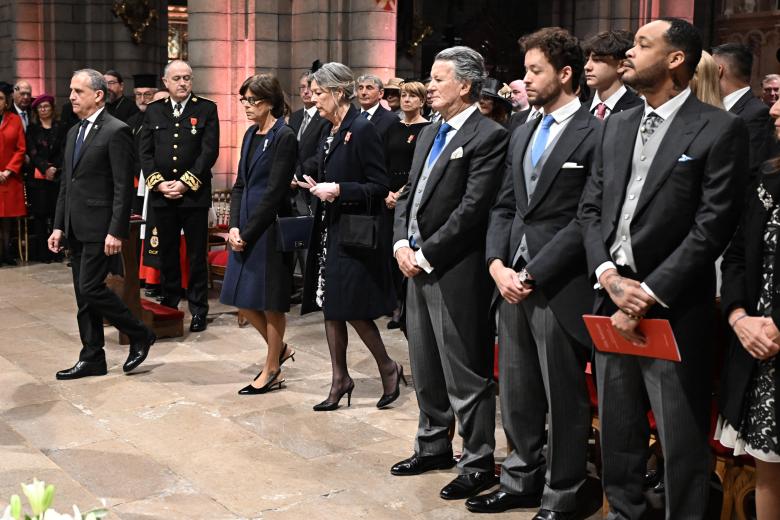 NO TABLOIDS WEB & PRINT, BILDZEITUNG OUT, BILD.DE OUT, NO DAILY MAIL, NO DAILY MAIL GROUP - Prince Charles of Bourbon of Two Sicilies during the mass at the Cathedral of Monaco during the Monaco National Day 2023 on November 19, 2024 in Monaco, Monaco. Photo by David NIVIERE/ABACAPRESS.COM