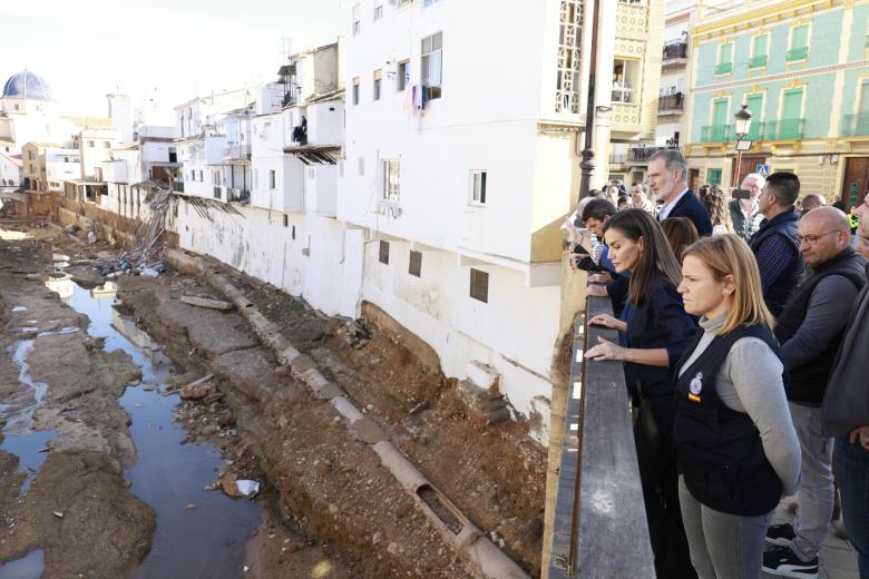 Los Reyes ven los efectos de las riadas