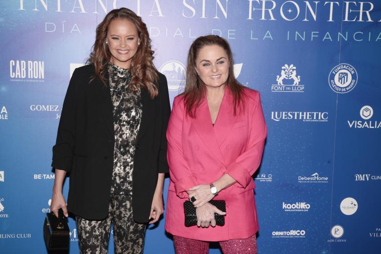 Fiona Ferrer at photocall for Infancia sin Fronteras event in Madrid on Wednesday, 20 November 2024.