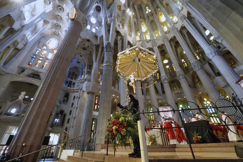 Ceremonia de beatificación en la Sagrada Familia