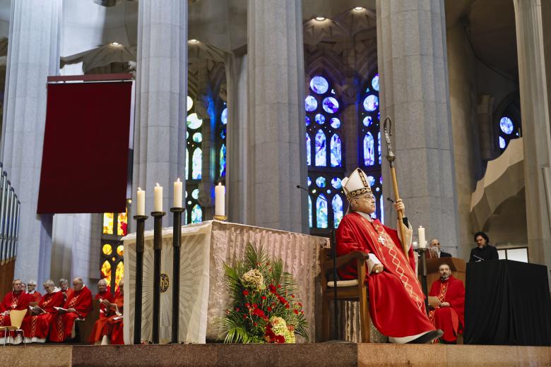 Ceremonia de beatificación en la Sagrada Familia