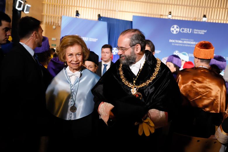 La Reina Sofía y Alfonso Bullón de Mendoza