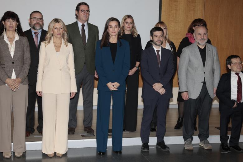 Spanish Queen Letizia attending Toma de conciencia sobre la accesibilidad universal en el tejido empresarial in Madrid on Tuesday, 3 December 2024.