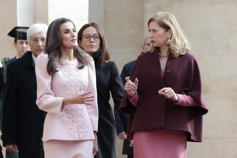 Spanish Queen Letizia during a meeting with Italian President on occasion of their official visit to Italy in Rome on Wednesday, 11 December 2024.