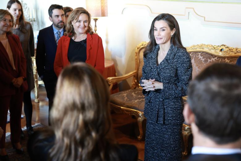 LA REINA LETIZIA, EMBAJADORA DE LA ALIMENTACIÓN SALUDABLE Y SOSTENIBLE EN LA FAO DE ITALIA
Queen Letizia during a visit to FAO headquarter on occasion of their official visit to Italy in Rome on Thursday, 12 December 2024.