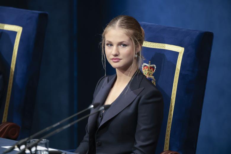 Princess Leonor of Borbon during the delivery of the Princess of Asturias Awards 2024 in Oviedo, on Friday 25 October 2024.