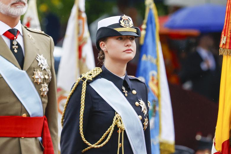 Princess Leonor de Borbon awarded as Honorific Mayor of Oviedo in Oviedo on Thursday, 24 October 2024.